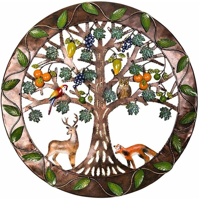 Árbol de madera de la vida decoración de la pared árbol de la vida arte de la pared -, signo familiar del árbol de metal, decoración de la pared, decoración del hogar, idea de regalo sensible perfect