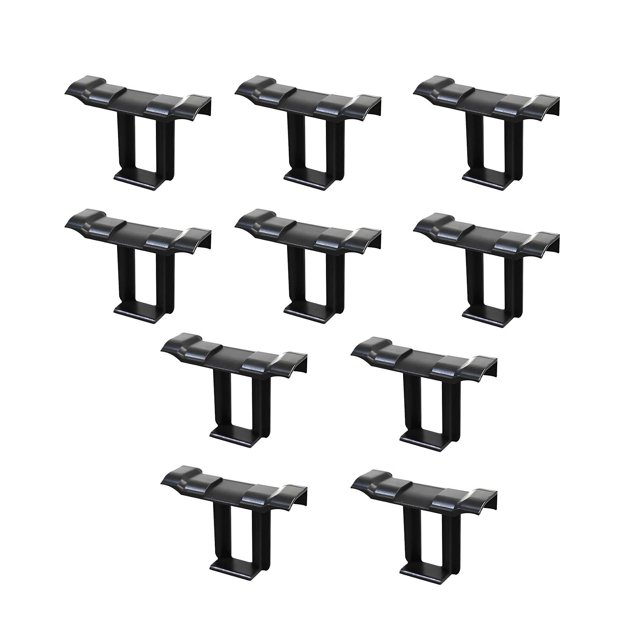 jifeng 10 Pieces Solar Panel Drainage Clips Auto Remove Stagnant Water Mud Removal 40mm
