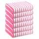 thumbnail image 2 of Paquete de 6 toallas JML de microfibra de secado rápido, 76 x 152 cm, color rosa, 2 of 8