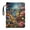 Colorful Flower Field & Butterfly Pattern, variant on Student Gift Bag Book Protector, 11.42 x 8.66 Inch Polyester Easy Carry Book Case Book Organzier Holder Church Bible Bag with Pocket, Retro for Classmate