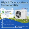 thumbnail image 4 of 12000 BTU Mini Split AC/Heating System, 19 SEER2 Inverter Split System Air Conditioners, Ductless Heat Pump Wall Mount AC Unit Cool Up to 750 Sq. Ft, Installation Kits, 230V, 4 of 8