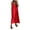 Red, variant on Posijego Women's Casual Maxi Dresses Spaghetti Straps Flowy Vacation Dresses Solid Color Loose Long Dress S-5XL