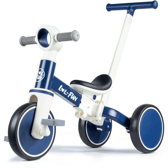 LOL-FUN 5 in 1 Balance Bike for Toddlers 1-4 Years Old Boys Girls Toy