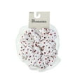 thumbnail image 2 of No Boundaries 2 Pack Printed & Ruffle Hair Ties, Burgundy Multi, 2 of 3