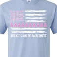 thumbnail image 4 of Inktastic Breast Cancer Awareness Pink Ribbons and Flag T-Shirt, 4 of 5