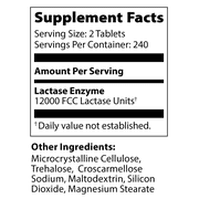 Lactrase Refill Pack – #1 Lactase Brand in German Pharmacies – Strong 6,000 FCC Lactase Units – 480 Fast-Acting Pills for Lactose Intolerance – Enjoy Dairy Again