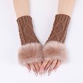 thumbnail image 2 of Yoyauz Women'sFingerless Gloves Arm Warm Knit Thumbhole Stretch, 2 of 5