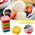 thumbnail image 2 of 5-Piece Rainbow Plastic Snack Storage Boxes Colorful Mini Containers For Nuts Jam And Seasonings, 2 of 8