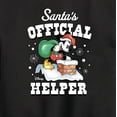 thumbnail image 3 of Disney - Mickey Mouse Santas Official Helper Christmas - Toddler & Youth Crewneck Fleece Sweatshirt, 3 of 5
