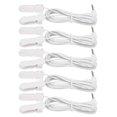 thumbnail image 1 of 3.5mm Ear Clip Electrode Lead Wires Cable for TENS Unit Physiotherapy Machine (5pcs/bag), 1 of 5
