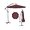 Wine Red, variant on Twister.CK 10FT Outdoor Patio Hanging Offset Cantilever Umbrella, Cantilever Market Umbrella with Cross Base, Navy Blue