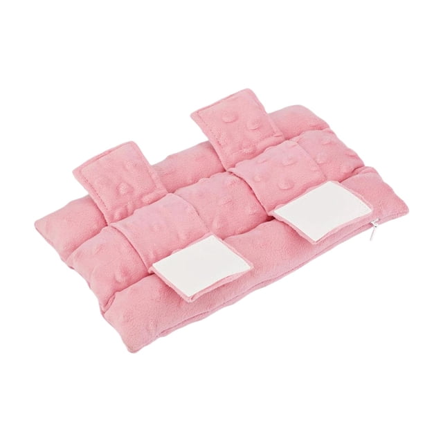 Soporte acolchado para el hombro y el cuello, con correa para el brazo, para hombres y mujeres. Rosa