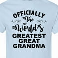 thumbnail image 4 of Inktastic Officially the World's Greatest Great Grandma T-Shirt, 4 of 5