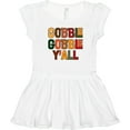 thumbnail image 3 of Inktastic Thanksgiving Gobble Gobble Y'all Girls Toddler Dress, 3 of 5