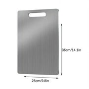 304 Stainless Steel Chopping Boards for Kitchen, Stainless Steel Cutting Board, Long-lasting Metal Cutting Board, Food Chopping Boards, for Meat Vegetables Fruits Bread