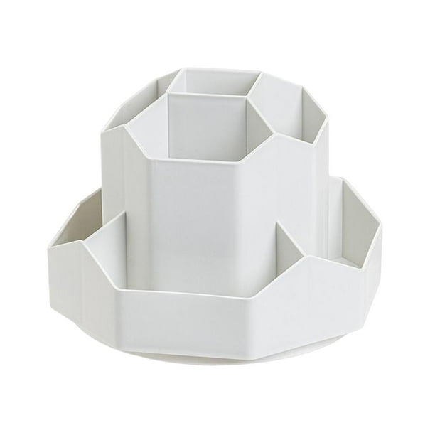 Portalápices para el hogar Yuyangstore Caja de Almacenamiento Giratoria para Cosméticos Portaescobillas