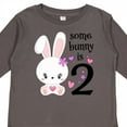 thumbnail image 4 of Inktastic Somebunny is Two-second Birthday Bunny Boys or Girls Long Sleeve Toddler T-Shirt, 4 of 5