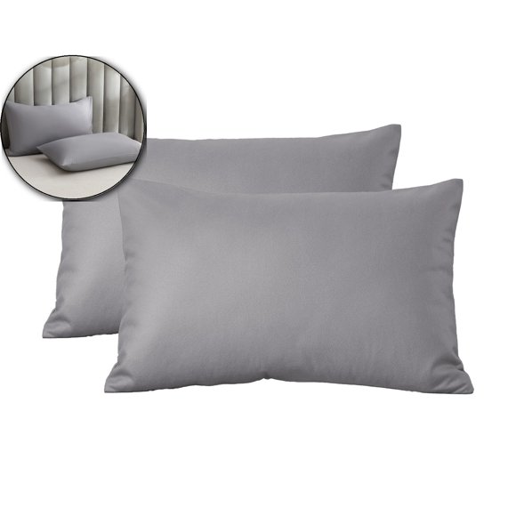 Dvruxg Queen Pillowcases - Cotton Pillow Cases Set of 2 - Soft and Breathable with Envelope Closure Pillow Cover for Sleeping