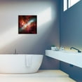 thumbnail image 5 of Universe Wall Art Decor Cosmic Nebula Space Wall Art Canvas Outer Starlight Modern Contemporary Artwork Painting Prints Picture Living Room Bathroom Home Decoration Ready to Hang 12x12 Inch x 1 Panel, 5 of 6