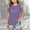 Purple, variant on Toddler Girls T Shirts Graphic Letter Print Short Sleeve Shirts Cut-Out Design Crewneck Pullover Undershirt Girl Shirts Size 3-4 Years