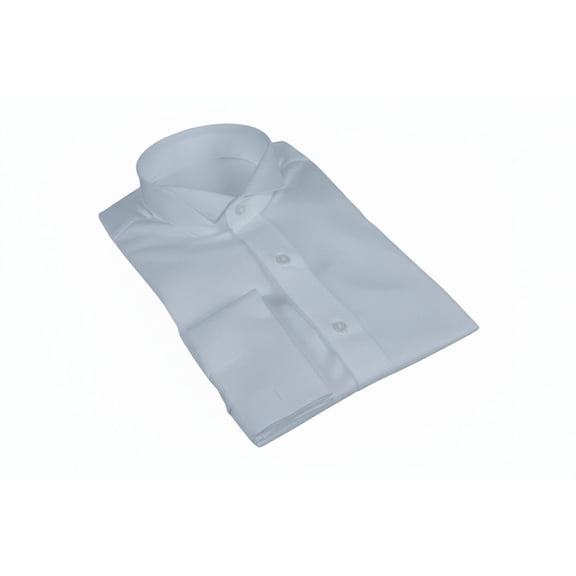 Men's Tuxedo Shirt Christopher Lena 100% Cotton Wrinkle Free C507KS0F White Wing