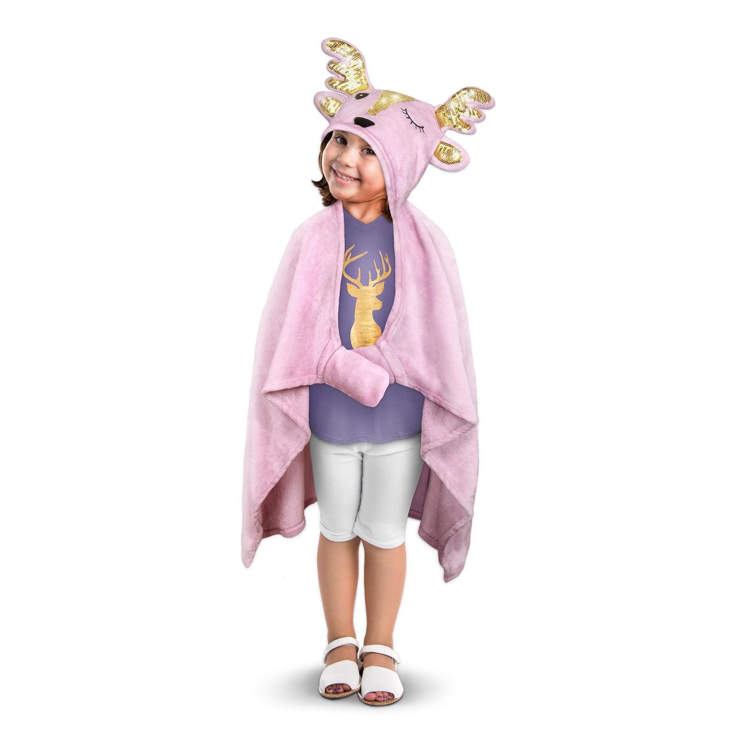 Jeté à capuchon pour enfant