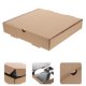 thumbnail image 4 of 10 cajas de pizza para llevar con aislamiento de papel de aluminio, caja de almacenamiento de pizza de 9 pulgadas, contenedor cuadrado de aluminio para almacenar pizza para alimentos, 4 of 6
