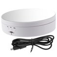 thumbnail image 1 of 360 Degree Round Rotating Turntable Display Stand Photography Accessories Studio Photo Background Stand New(White), 1 of 8