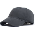 thumbnail image 1 of Casquette de Baseball en Coton Casquette de Sport d'Alpinisme en Plein Air Classique Chapeau de Coton Bas Profil Hommes Femmes Casquette de Baseball Chapeau de Papa Réglable-Gris, 1 of 6