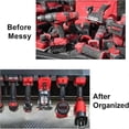thumbnail image 5 of 12Packs Tool Holder for Milwaukee M18 & for Dewalt 20v,Wall Mount Drill Holder with 48 Screws, 5 of 5