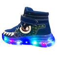 thumbnail image 3 of Tenis de Dinosaurio con luz led en la suela Luka Mon LM LED DINO AZUL, 3 of 5