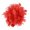 Red, variant on LLDYYDS Blue Star Metallic Tinsel Wrist Bands Fluffy Pom Pom Cheer Bracelets Dual Use Hair Scrunchies Carnival Parade Dance Stage Show Birthday Party Costume Decorations