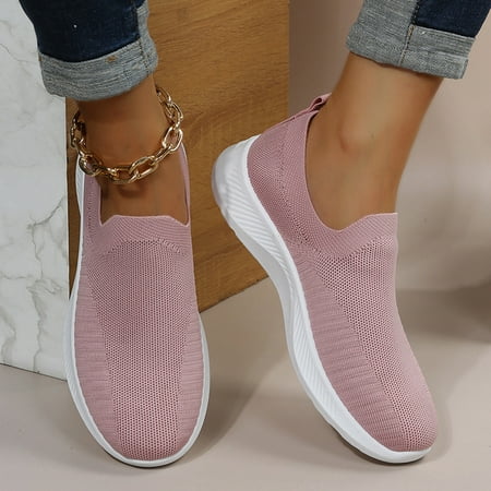 

eczipvz Running Shoes Womens Walking Shoes for Women Arch Support Slip On Sneakers Breathable Comfortable