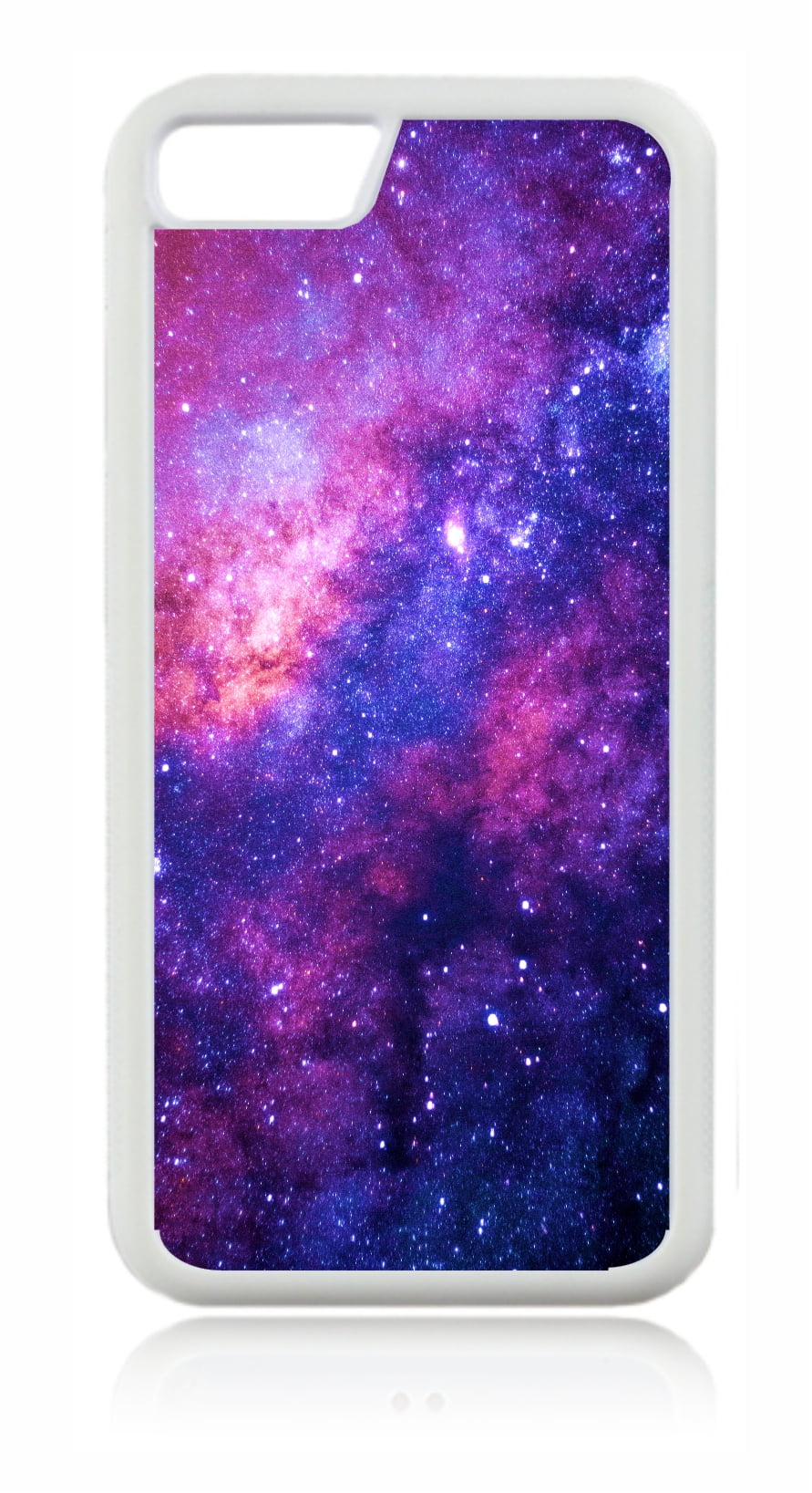 Galactic Galaxy Nebula White Rubber Case for the Apple iPhone 6 / iPhone 6s - iPhone 6 Accessories - iPhone 6s Accessories