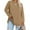Khaki, variant on Women's Long Sleeve Tops Pullover Plus Size Fall Tops Casual Loose Tunic T Shirts