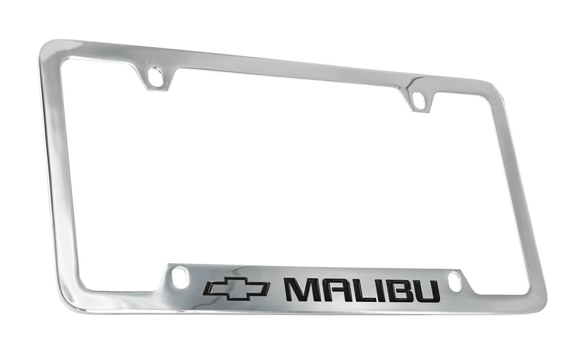 malibu license plate frame