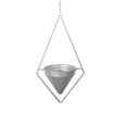 thumbnail image 2 of Macetero colgante Soledad canasta de maceta colgante para plantas de interior modernas bohemias Plata Diamante, 2 of 4