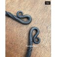 thumbnail image 4 of Nautical-Mart Hand-Forged Twisted Black Iron Brooch Medieval Viking Cloak Pin, 4 of 4