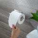 thumbnail image 4 of Paper Holder,No Drilling,Self-Adhesive Toilet Paper Holder,Metal ToiletRoll Holder Towel Hooks for Kitchen B, 4 of 5