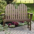 thumbnail image 3 of POLYWOOD&reg; Classic Recycled Plastic 48.5 in. Adirondack Bench, 3 of 11
