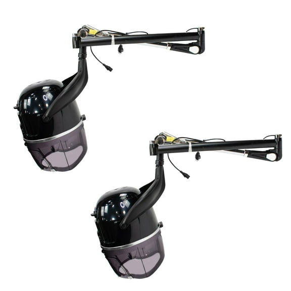 Set of 2 LIBRA II Salon Wall Mount Hair Dryer with Wall Arm