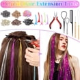 thumbnail image 3 of Kit de oropel Lezmarket 6000 mechones en 20 colores para mujer, 3 of 7