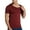 Wine Red, variant on Men's Ice Silk T-Shirts Casual Short Sleeve Sports Tee Summer Breathable Moisture V-Neck Undershirt Top