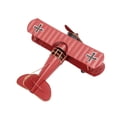 thumbnail image 4 of Retro Airplane Model Metal Biplane Craft for Home and Cafe Decoration Vintage Iron Aircraft Ornament, 4 of 7