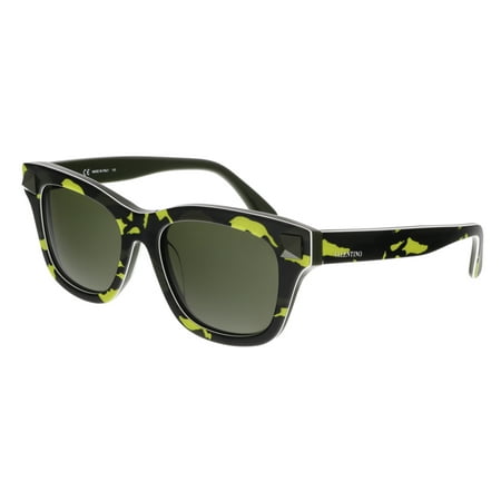 Valentino V670SC 741 Fluo Yellow Cat Eye Sunglasses