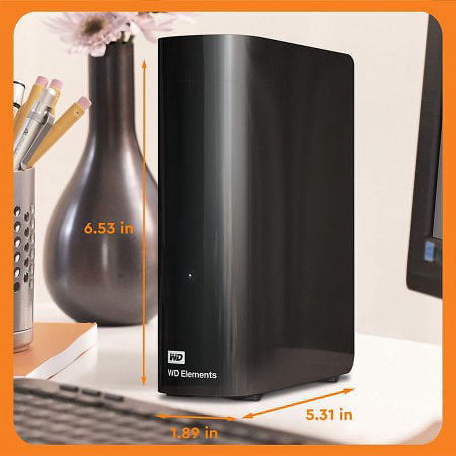 WD Elements 18TB External HD, USB 3.0, High-Capacity Storage