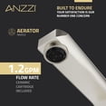 thumbnail image 5 of ANZZI 2-Handle 3-Hole 8 in. Widespread Bathroom Faucet With Pop-up Drain in Brushed Nickel, 5 of 8