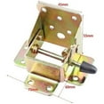 thumbnail image 2 of (1 Pair) 90 Degree Self Locking Folding Table Leg Extensions, Foldable, Telescopic, Hidden Shelf Brackets For Desk, Bed, Hinged, 2 of 5