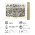 thumbnail image 4 of 1890 Despatch Rochester NY Map - Vintage Map of Rochester NY - History Map of  Despatch Rochester NY - Old Despatch Rochester NY Map Wall Art Poster, 4 of 8