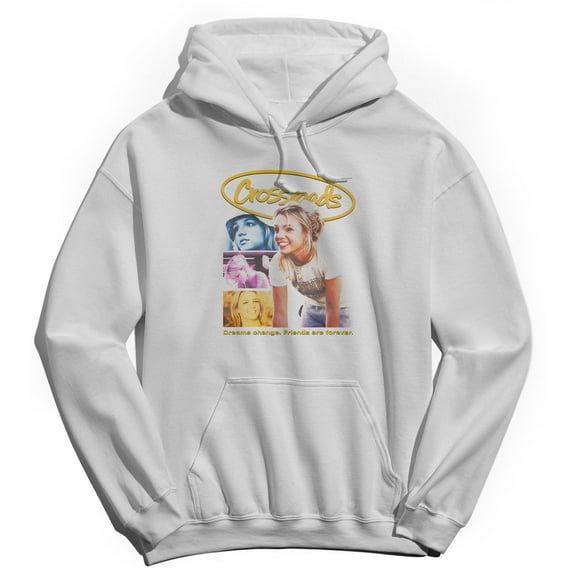 Britney Spears Crossroads Movie Poster Graphic White Men's Cotton Pullover Hoodie